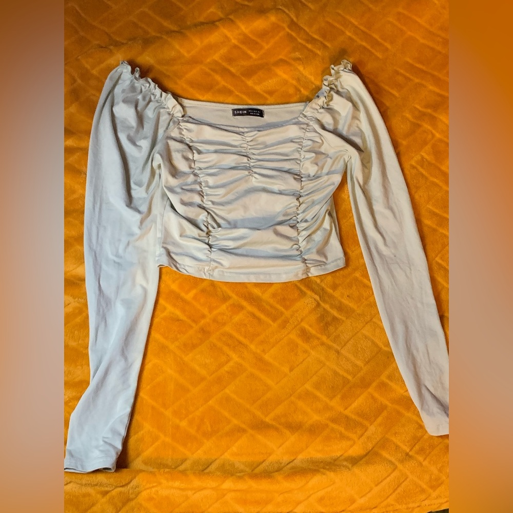shein olive green shirt, size medium, good condition